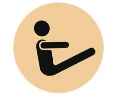 Kör grafikával FELÜLÉS 50 cm