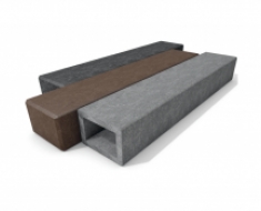 Téglalap paliszád 16x24/80B