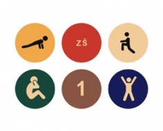 Kör grafikával 120 cm - standard színekben