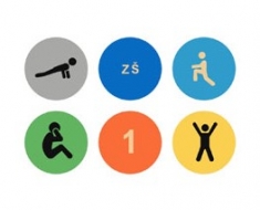 Kör grafikával 120 cm - UV színekben