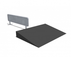 Kicker with rail