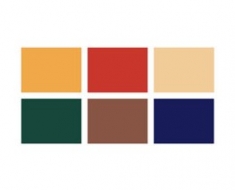 Téglalap 75x100 cm - standard színekben
