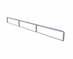Straight rail - profile circle