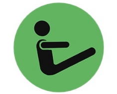 Kör grafikával FELÜLÉS 50 cm