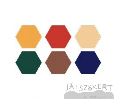 Hatszög 60 cm - standard színekben
