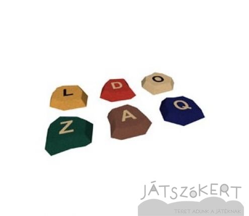 Kő betűkkel 3D - standard színekben