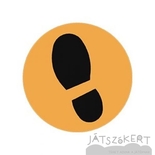 Kör grafikával BAL LÁBNYOM 30 cm - standard színekben