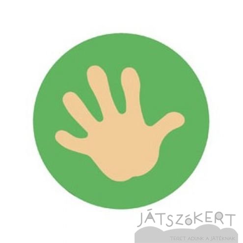 Kör grafikával BAL TENYÉR 30 cm - UV színekben