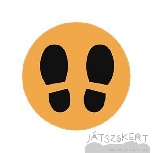 Kör grafikával LÁBNYOMOK 40 cm - standard színekben