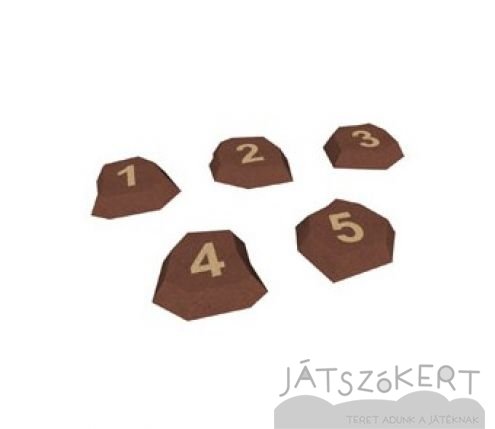 Kövek számokkal szett 1 3D