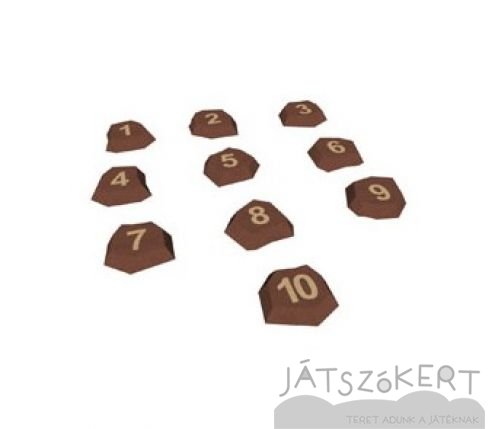 Kövek számokkal szett 2 3D