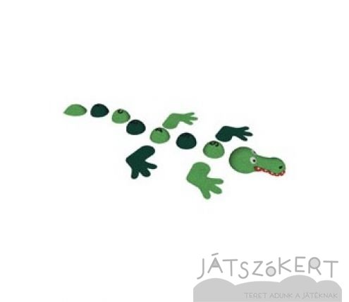 Krokodil 1 számokkal 3D