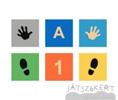 Négyzet grafikával 40 cm - UV színekben