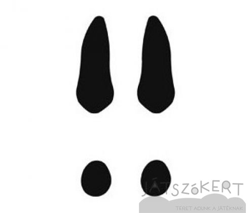 Nyúl lábnyom 1 pár