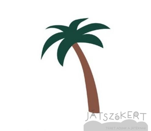 Pálmafa bal - jelzőzöld