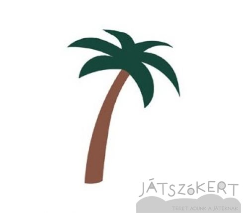 Pálmafa jobb oldal - jelzőzöld