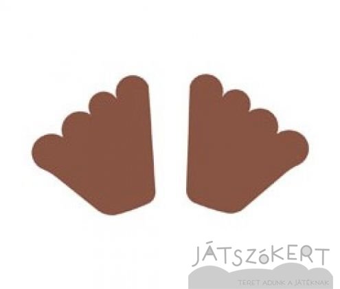 Teknős lábnyom 1 pár